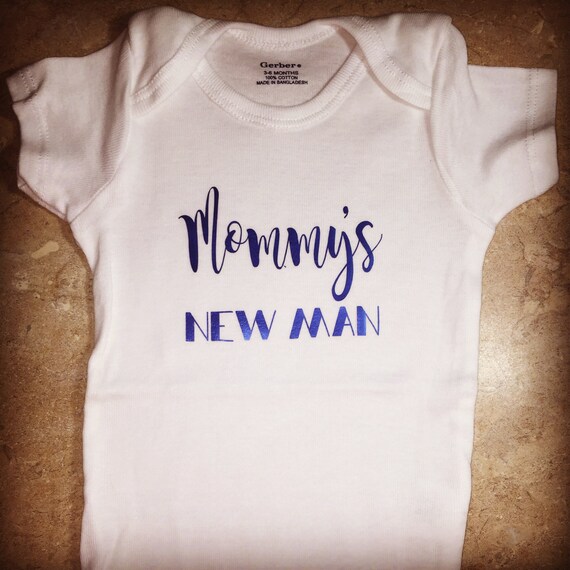 mommy's new man onesie