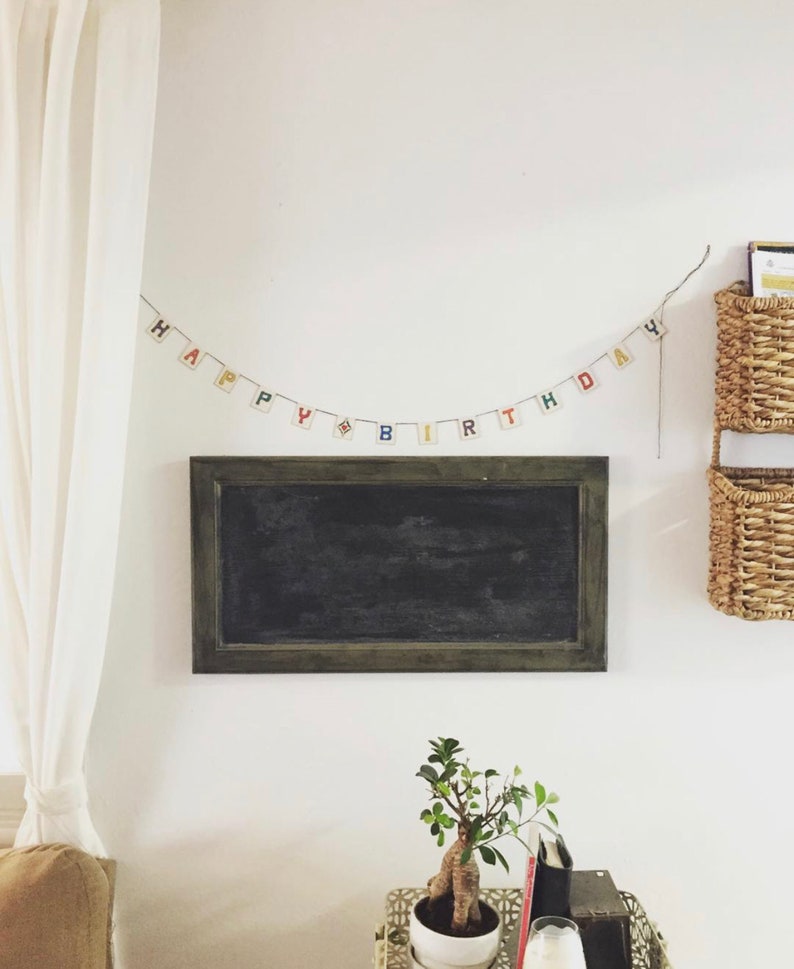 Happy Birthday String Handmade Banner