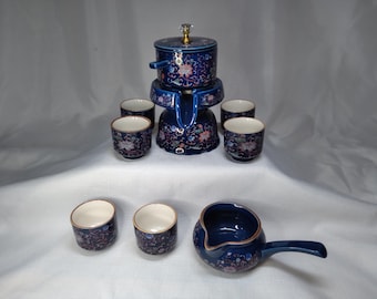 Dispensador de té ceremonial Shogun y 6 tazas demitasse