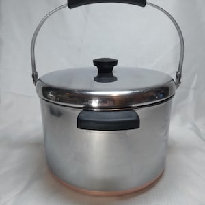 Ward's hoogste kwaliteit koperen bodem roestvrij staal 5 kwart gallon borgbeugel handvat