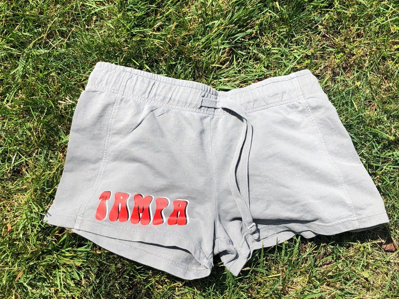 Custom College Shorts. Cute Shorts For College. Cute Custom College Shorts, Custom College Gear. Girls Custom Shorts.
