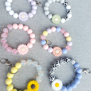 Silicon Sunflower keychain
