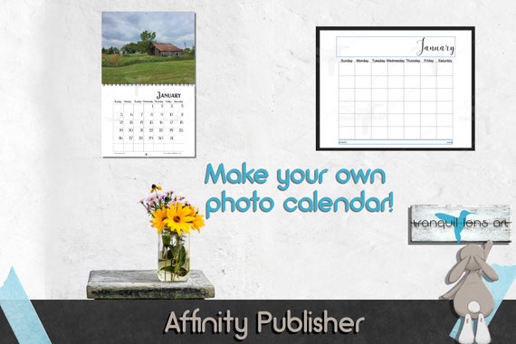 Calendar Template For Affinity Publisher Graphics Etsy Calendar Template For Affinity Publisher Graphics Etsy