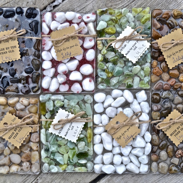 Pebble Soap Dish (natural stone colors)