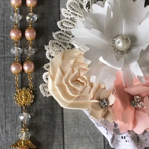 Paquete de 6 Denarios con Angel de Cristal para Recuerdos para Bautizo, Primera Comunión, XV Años, Confirmación o Boda