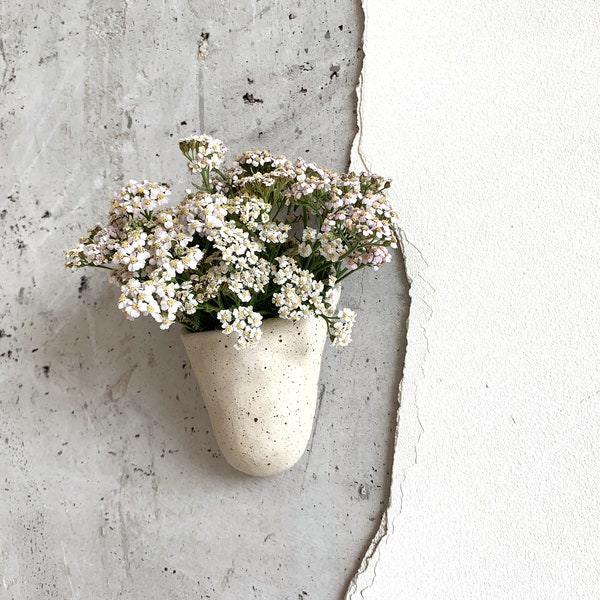 Steingut Wand Tasche Pflanzer Wandbehang Sukkulenten Pflanzer Blumentopf Hängen Pflanzenhalter Vase Wallvase Schüssel