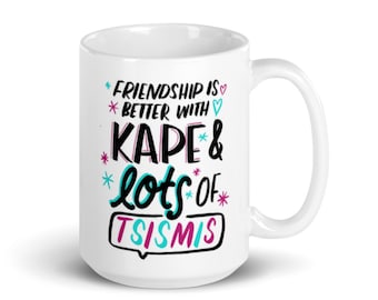 Kape/Tsismis Mug | Coffee and Gossip | Philippine Art | Illustration | Filipino Art