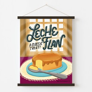 Leche Flan Art Print: Filipino Dessert Illustration - Etsy