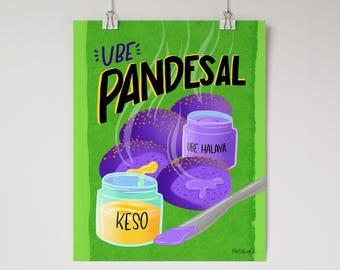 Ube Pandesal Food Art