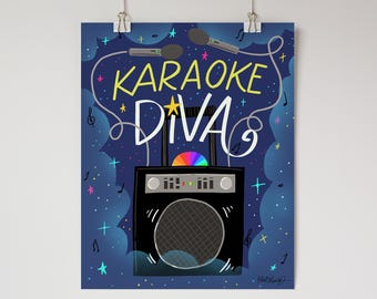 Karaoke Filipino/Diva Print