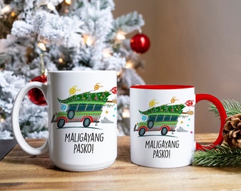 Maligayang Pasko Jeepney Mug