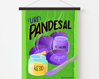 Ube Pandesal Food Art