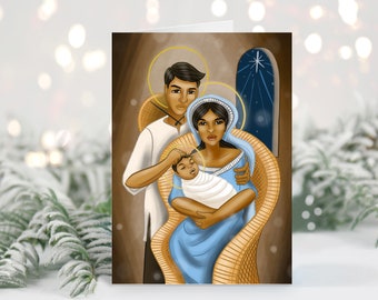 Pilipino Holy Family Greeting Card