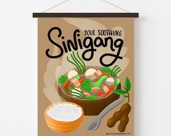 Sinigang with Rice Food Art