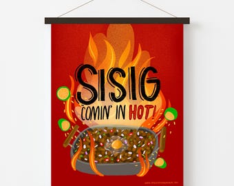 Sisig on a Skillet Food Art