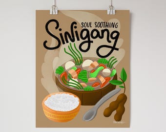 Sinigang with Rice Food Art