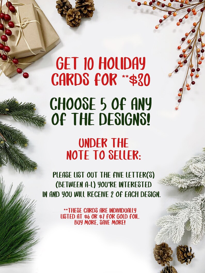 Choose 10 Holiday Greeting Cards Tagalog Pasko Christmas Etsy