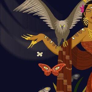 Dalikamata Print: Visayan Goddess, Filipino Art - REVAMP image 3