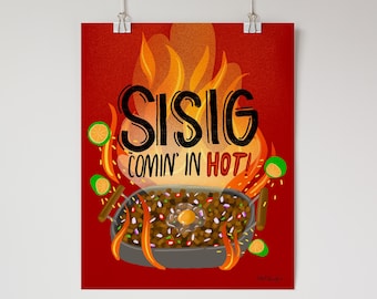 Sisig on a Skillet Food Art