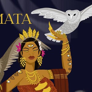 Dalikamata Print: Visayan Goddess, Filipino Art - REVAMP image 2