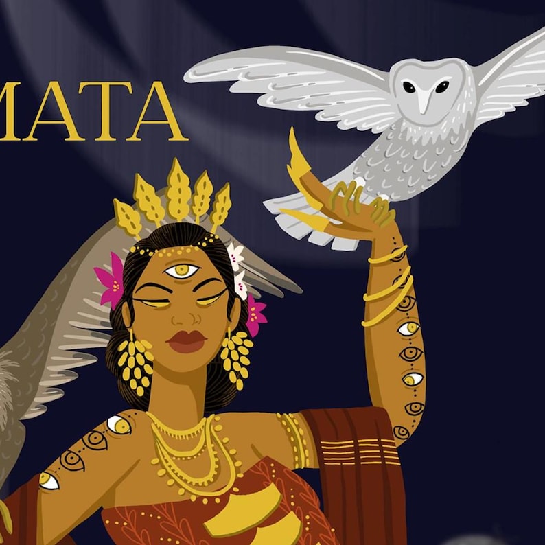 Dalikamata Print: Visayan Goddess, Filipino Art - REVAMP image 2