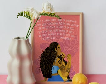 Filipina Lesbian Love is available as Valentine's Day Flat Card or 11 x 14" print