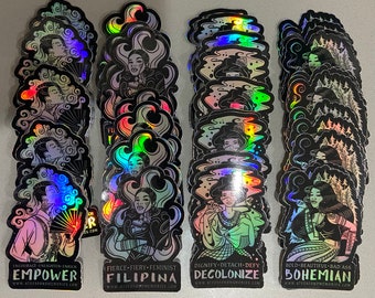 Elements Holographic Stickers