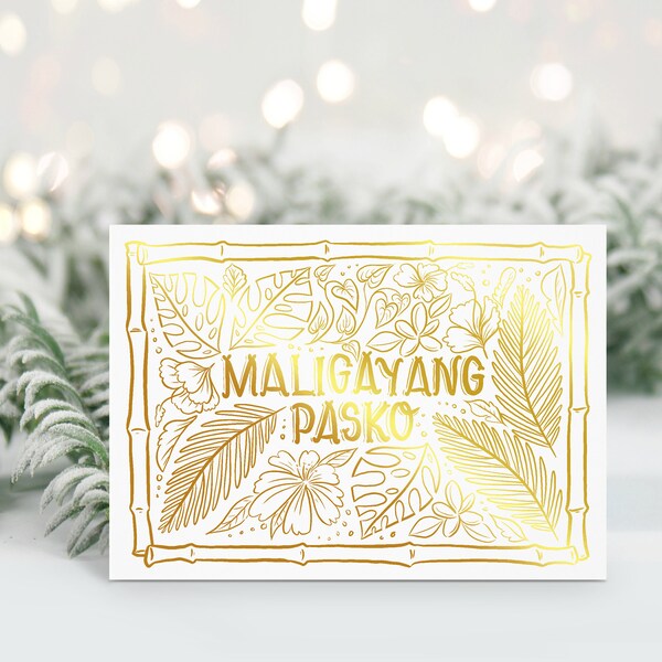 Tagalog Greeting Card Etsy