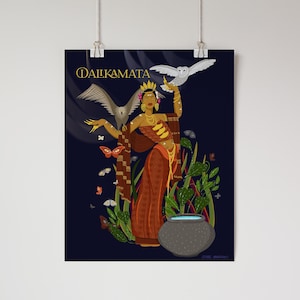 Dalikamata Print: Visayan Goddess, Filipino Art - REVAMP image 1
