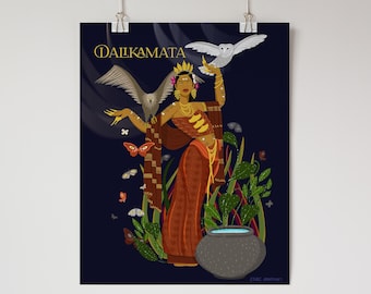 Dalikamata Print: Visayan Goddess, Filipino Art - REVAMP