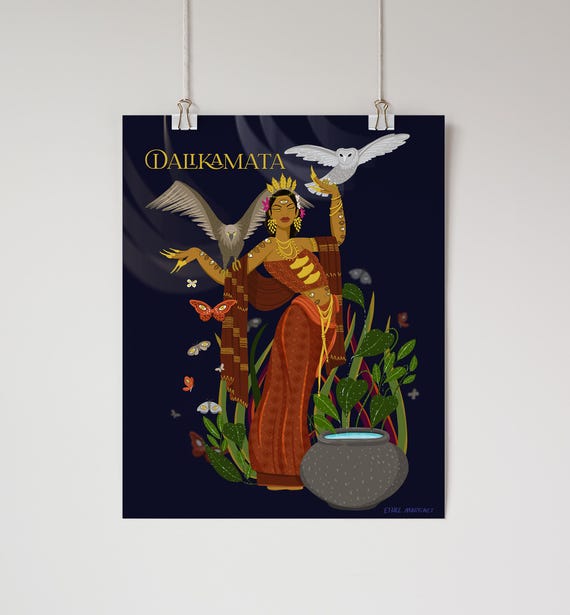 Dalikamata Print: Visayan Goddess, Filipino Art - REVAMP