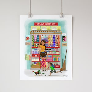 Sari-Sari Store Print (2021) | Filipino Convenient Store | Tagalog | Snack art | Colorful Digital Illustration