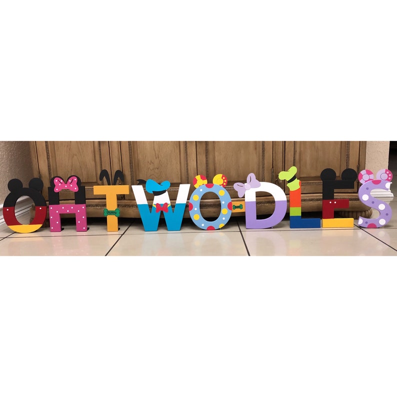 Mickey Birthday Letters Mickey Mouse Party Letters Mickey Mouse Birthday Mickey Party Props Mickey Party Mickey Mouse Clubhouse
