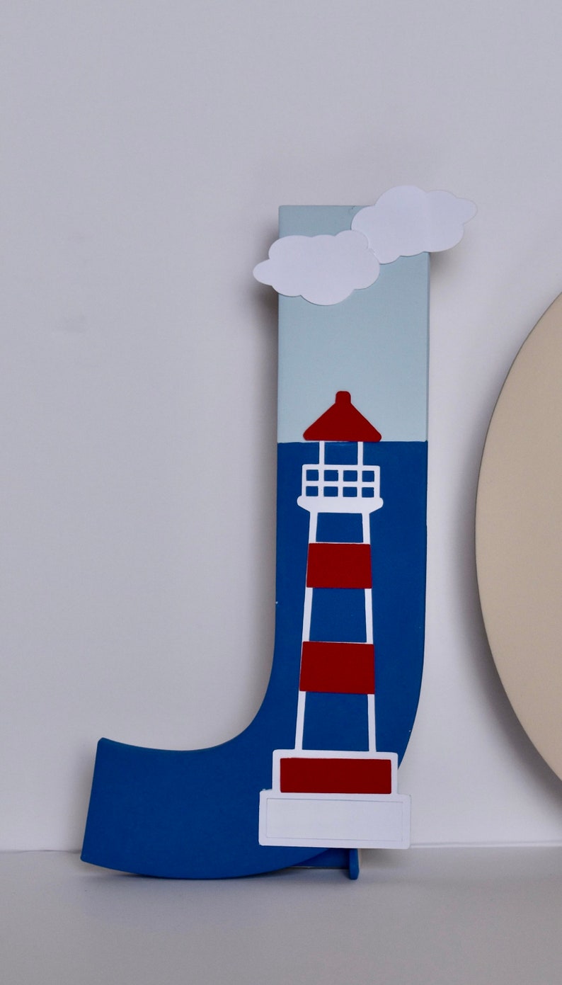 Nautical Nursery Letters Nautical Birthday Party Boat | Etsy