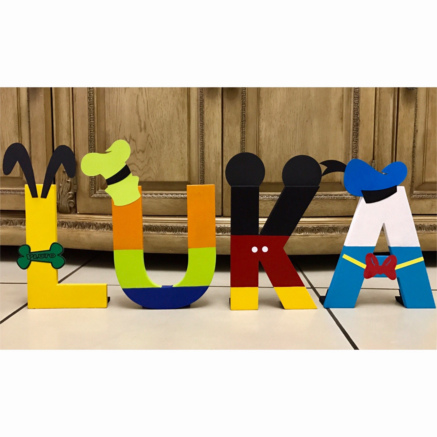 Mickey Mouse Clubhouse Letters | Etsy