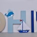 Nautical Nursery Letters Nautical Birthday Party Boat - Etsy
