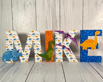 Dinosaur Birthday Letters - Dino Party - Birthday letters- Dinosaur birthday Decorations