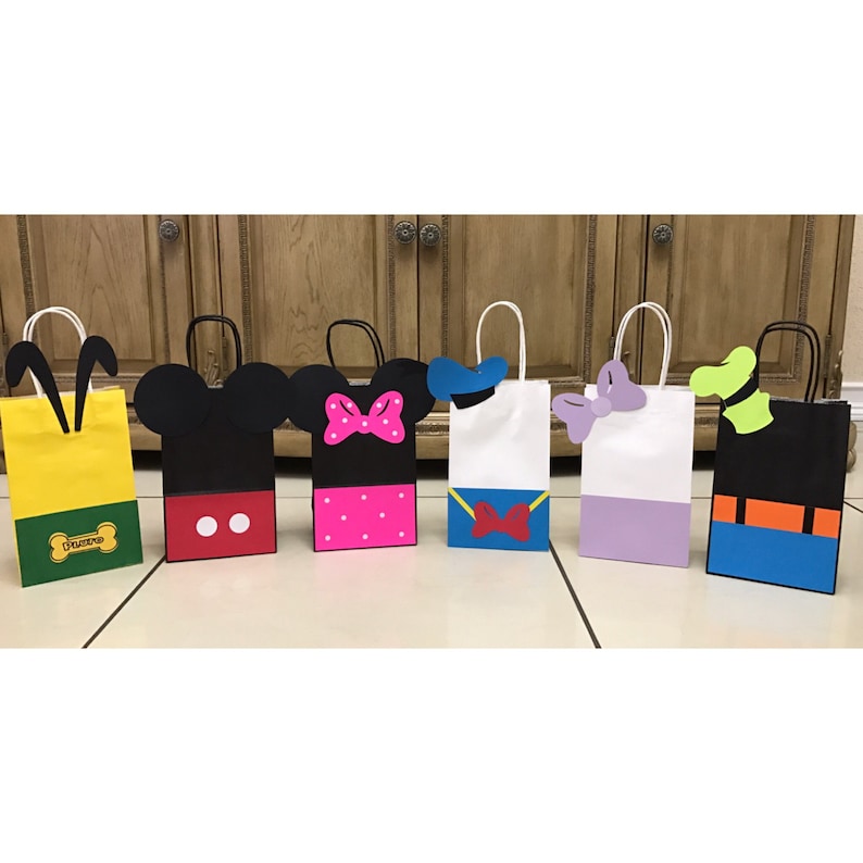 Mickey Mouse Clubhouse Party Gift Bags Etsy