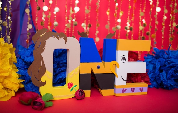 Beauty And The Beast Letters Belle Beast Chip Beauty And The Beast Birthday Belle Birthday Party Beauty And The Beast Party