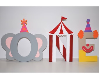 Fiesta de cumpleaños con temática de circo, fiesta de carnaval, letras de circo, fiesta de cumpleaños con temática de carnaval (el precio es por letra).