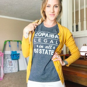 COPAIBA: Legal in all 50 States Slim Crew Essential Oils Shirt doTERRA Funny Oil Tshirts CBD image 2