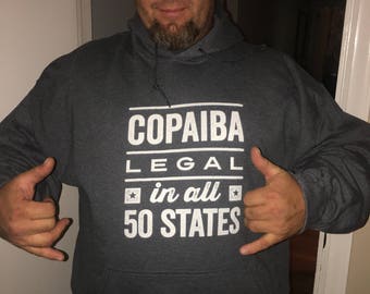 COPAIBA: Legale in tutti i 50 Stati - Unisex Pullover Hoodie - Felpe Con cappuccio da uomo Essential Oil Felpe da donna ad olio essenziale proprietà doTERRA .
