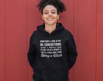Quasi una strega - Unisex Pullover Hoodie - Essential Oil Men's Hoodies / Essential Oil Women's Hoodies / doTERRA / Young Living