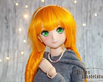 Creme Rosa Perlen Schmuck Set für Dollfie Dream, Smart Doll, SD, 1/3 BJD, Perlen Schmuck, Rosa Schmuck Set, Set Dollfie Dream, Creme Schmuck