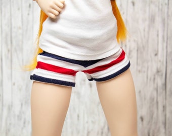 Striped Shorts for Smart Doll, Dollfie Dream Clothes, Doll Accessories, Smart Doll Clothes, BJD Clothes, Smart Doll Shorts, Striped Shorts