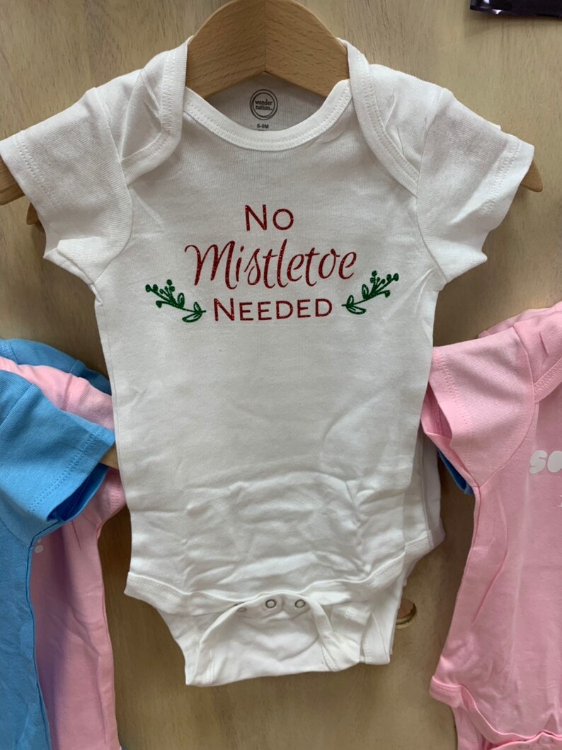 No Mistletoe Needed Onesie