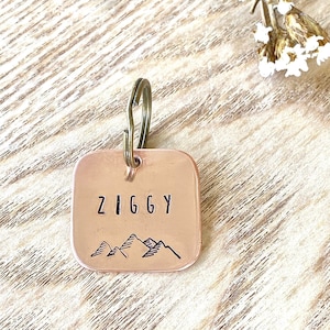 Personalised Pet ID | Custom Pet ID | Dog Name Tag | Pet ID tag | Dog Tag | Dog Keytag | Dog Keychain | Dog keyring | Dog id tag | Brass