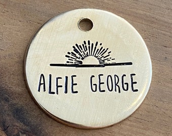 Sunrise Dog Tag, Dog Tag for dogs, Dog ID Tag, Dog Name Tag, Pet ID Tag, ID tag for Dog, Custom Pet Tag, Sunny dog Tag, Personalised, Sunni