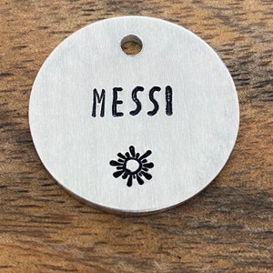 Dog ID Tag, Sun Dog Tag, Trees Dog Tag, Dog Tags, Sunshine dog Tag, Pet ID Tag, Personalized Dog Tag, Custom Dog Tag, Dog Tags for Dogs