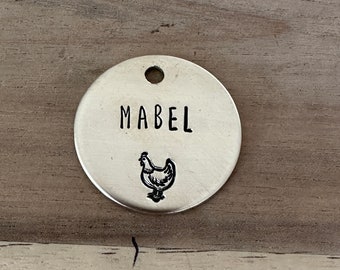 Dog ID Tag Dog Name Tag Dog tag for Dog Tag for Dog Collar Pet ID Tag Pet Name Tag Dog tag for Dogs Puppy Name Tag Chicken ID tag custom